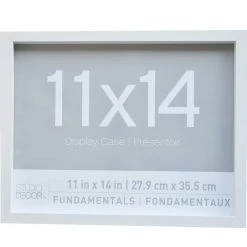 Buy 🎉 9 Packs: 2 ct. (18 total) White Fundamentals 11" x 14" Display Case by Studio Décor® by Studio Decor 🥰