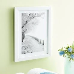 Promo 🎁 White Narrow 8.5" x 11" Frame, Aspect by Studio Décor® by Studio Decor 🎉 -Studio Decor shop 10504969 20