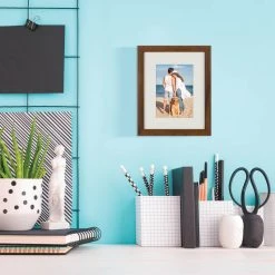 Flash Sale 👍 Rustic Narrow Frame With Mat, Aspect by Studio Décor® by Studio Decor 😉 -Studio Decor shop 10504975 5