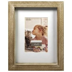 Coupon 🥰 Rustic 4" x 6" Wooden Frame with Mat, Expressions™ by Studio Décor® by Studio Decor ❤️