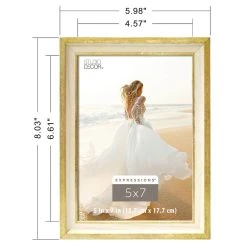 Coupon 👏 Cream & Gold Leaf 5" x 7" Frame, Expressions™ by Studio Décor® by Studio Decor 🎁 -Studio Decor shop 10505610 5
