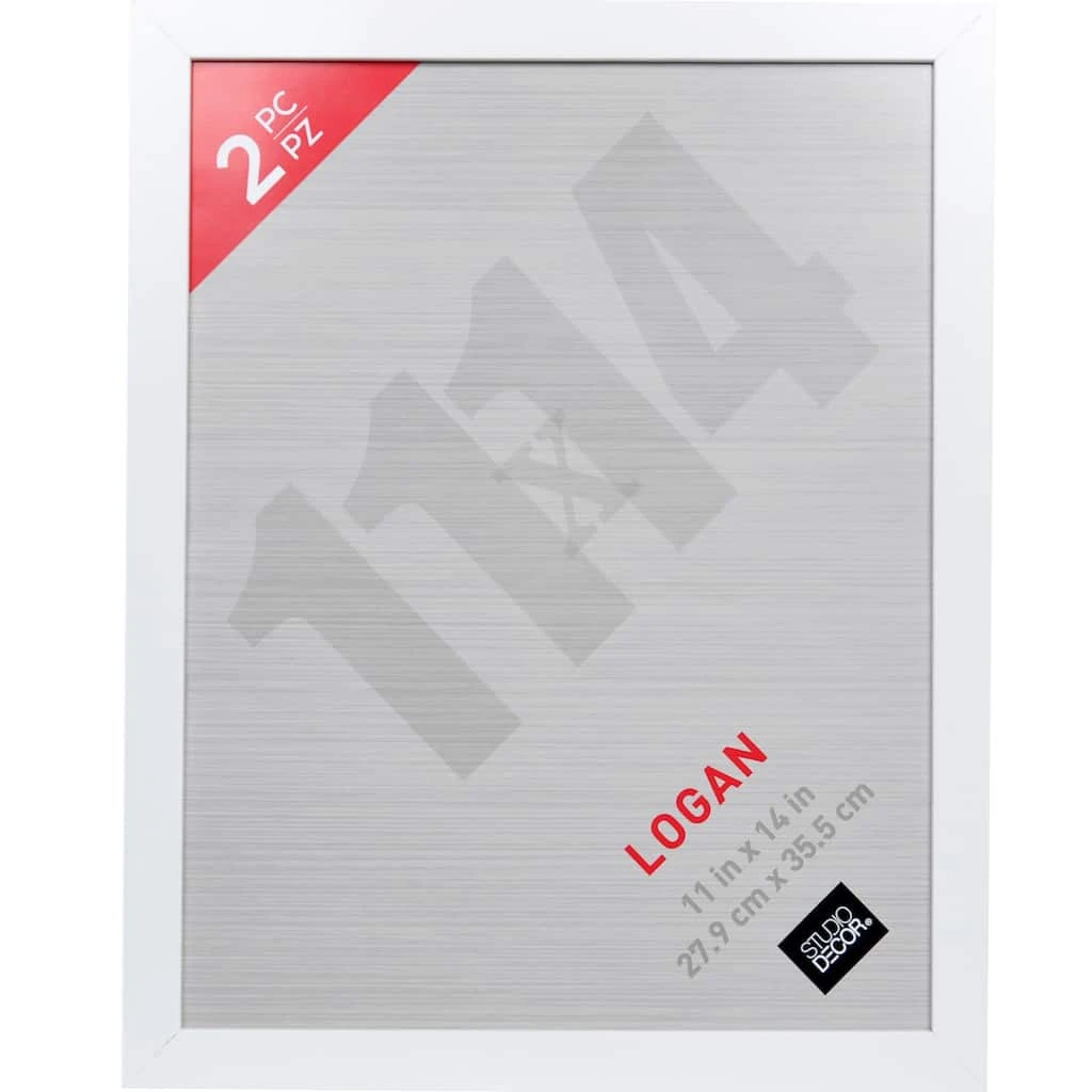 Best Sale β 8 Packs: 2 ct. (16 total) White 11" x 14" Frame, Logan by Studio Décor® by Studio Decor π€© 1 Best Sale β 8 Packs: 2 ct. (16 total) White 11" x 14" Frame, Logan by Studio Décor® by Studio Decor π€©