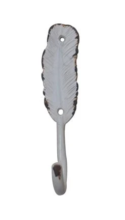Best deal 😉 White Feather Pewter Wall Hook by Studio Décor® by Studio Decor 🧨