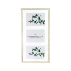 Hot Sale ⭐ White Wooden 10" x 20" Float Frame, Alexandria by Studio Décor® by Studio Decor 🔥