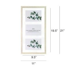 Hot Sale ⭐ White Wooden 10" x 20" Float Frame, Alexandria by Studio Décor® by Studio Decor 🔥 -Studio Decor shop 10507328 9