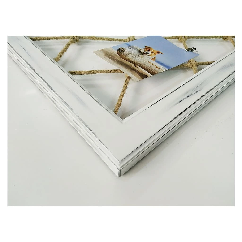 Wholesale π 6 Pack: White with Net 22" x 18" Collage Clip Frame by Studio Décor® by Studio Decor 𧨠4 Wholesale π 6 Pack: White with Net 22" x 18" Collage Clip Frame by Studio Décor® by Studio Decor 𧨠- Image 4
