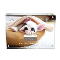 Cheap ✨ 12 Pack: Clear Acrylic Block 5" x 7" Frame, Expressions™ by Studio Décor® by Studio Decor ⭐