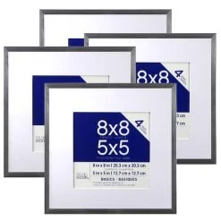 Top 10 💯 Basics Multipurpose Wall Frames By Studio Décor® 4-Pack, 5" x 5" by Studio Decor ❤️ 15 Top 10 💯 Basics Multipurpose Wall Frames By Studio Décor® 4-Pack, 5" x 5" by Studio Decor ❤️ -Studio Decor shop 10545447 1 1