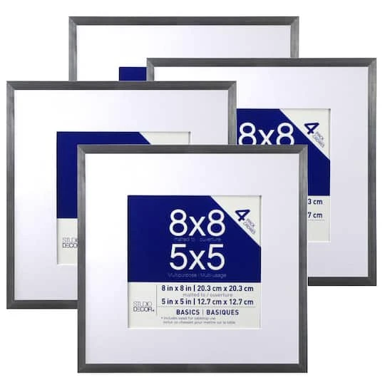 Top 10 💯 Basics Multipurpose Wall Frames By Studio Décor® 4-Pack, 5" x 5" by Studio Decor ❤️ 8 Top 10 💯 Basics Multipurpose Wall Frames By Studio Décor® 4-Pack, 5" x 5" by Studio Decor ❤️ - Image 8