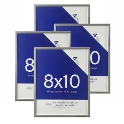 Wholesale 💯 Basics Multipurpose Wall Frames By Studio Décor® 4-Pack, 8" x 10" by Studio Decor ❤️ -Studio Decor shop 10545448 1