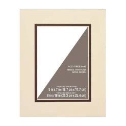 Outlet ❤️ 8" x 10" Double Mat By Studio Décor®, 5" x 7" Opening by Studio Decor 🔔 -Studio Decor shop 10546464