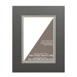 Outlet ❤️ 8" x 10" Double Mat By Studio Décor®, 5" x 7" Opening by Studio Decor 🔔 -Studio Decor shop 10546465