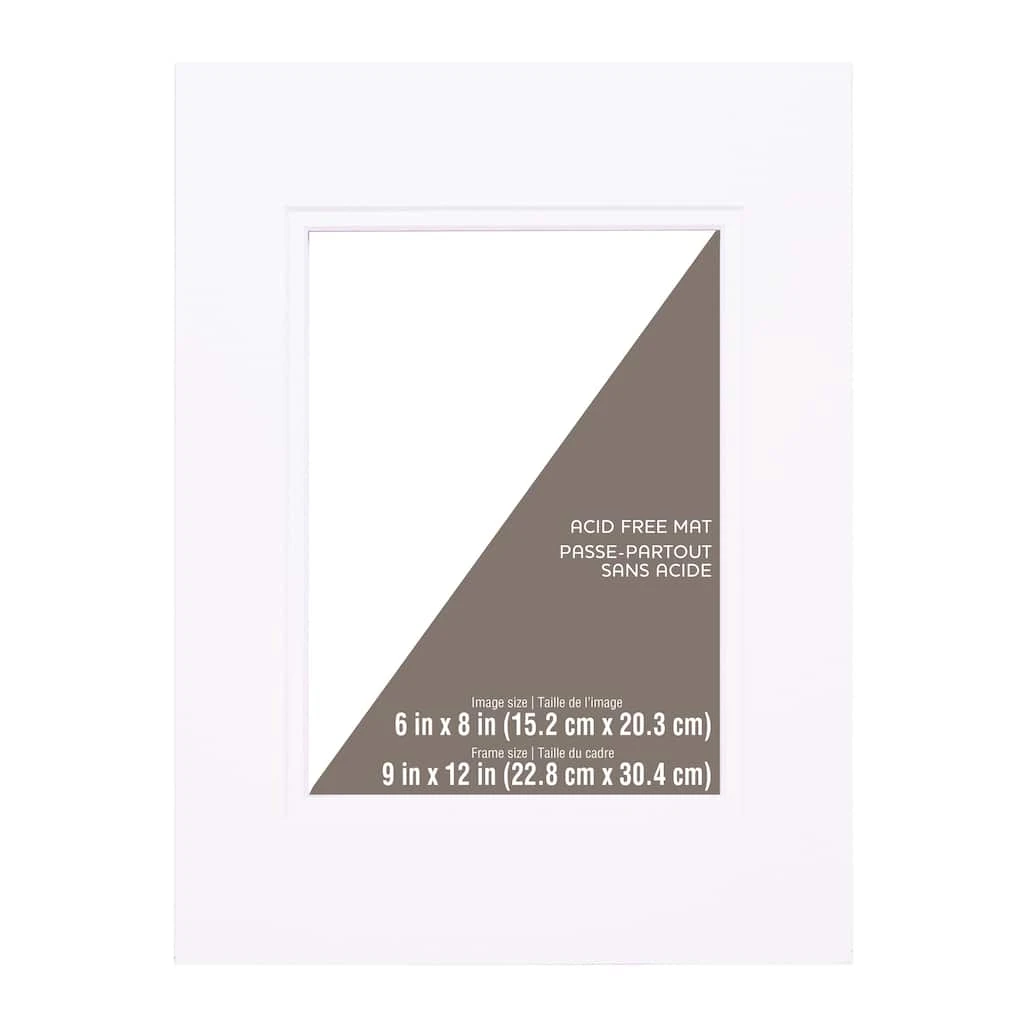 Flash Sale ⌛ 9" x 12" Double Mat By Studio Décor®, 6" x 8" Opening by Studio Decor ⌛ 1 Flash Sale ⌛ 9" x 12" Double Mat By Studio Décor®, 6" x 8" Opening by Studio Decor ⌛