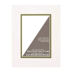 Outlet ❤️ 8" x 10" Double Mat By Studio Décor®, 5" x 7" Opening by Studio Decor 🔔 -Studio Decor shop 10546562