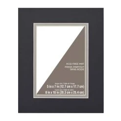 Outlet ❤️ 8" x 10" Double Mat By Studio Décor®, 5" x 7" Opening by Studio Decor 🔔 -Studio Decor shop 10546563