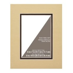 Outlet ❤️ 8" x 10" Double Mat By Studio Décor®, 5" x 7" Opening by Studio Decor 🔔 -Studio Decor shop 10546566