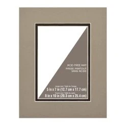 Outlet ❤️ 8" x 10" Double Mat By Studio Décor®, 5" x 7" Opening by Studio Decor 🔔 -Studio Decor shop 10546567