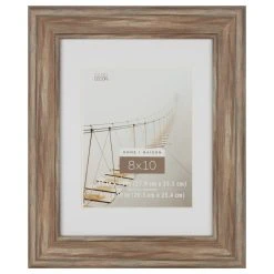 Top 10 π 8 Pack: Rustic Brown 8" x 10" Frame with Mat, Home by Studio Décor® by Studio Decor π