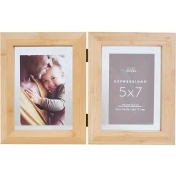 Best deal ✨ 2 Opening Hinged Bamboo Float Frame, Expressions™ by Studio Décor® by Studio Decor ⭐