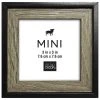 Brand new 💯 24 Pack: Gray & Black 3" x 3" Mini Frame by Studio Décor® by Studio Decor ✨