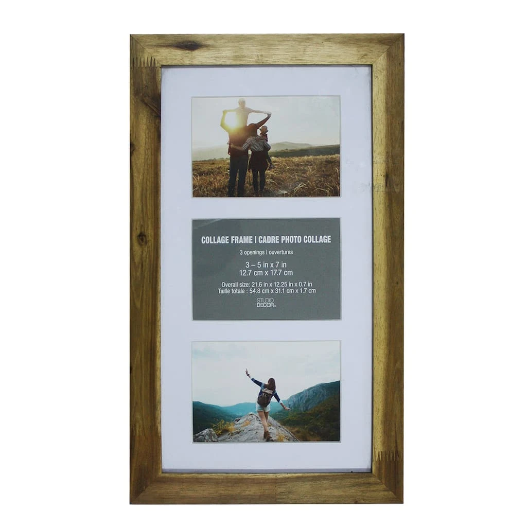 New β¨ 8 Pack: 3 Opening Walnut 5" x 7" Collage Frame with Mat by Studio Décor® by Studio Decor π 1 New β¨ 8 Pack: 3 Opening Walnut 5" x 7" Collage Frame with Mat by Studio Décor® by Studio Decor π