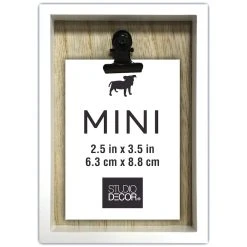 Hot Sale ❤️ White Deep Mini Frame Box with Clip by Studio Décor® by Studio Decor ⌛