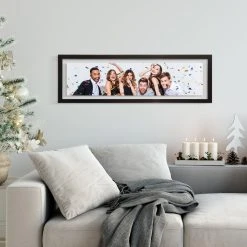 Outlet 🧨 Black Panoramic 26.8" x 7.2" Float Frame by Studio Décor® by Studio Decor 🥰 -Studio Decor shop 10596989 6