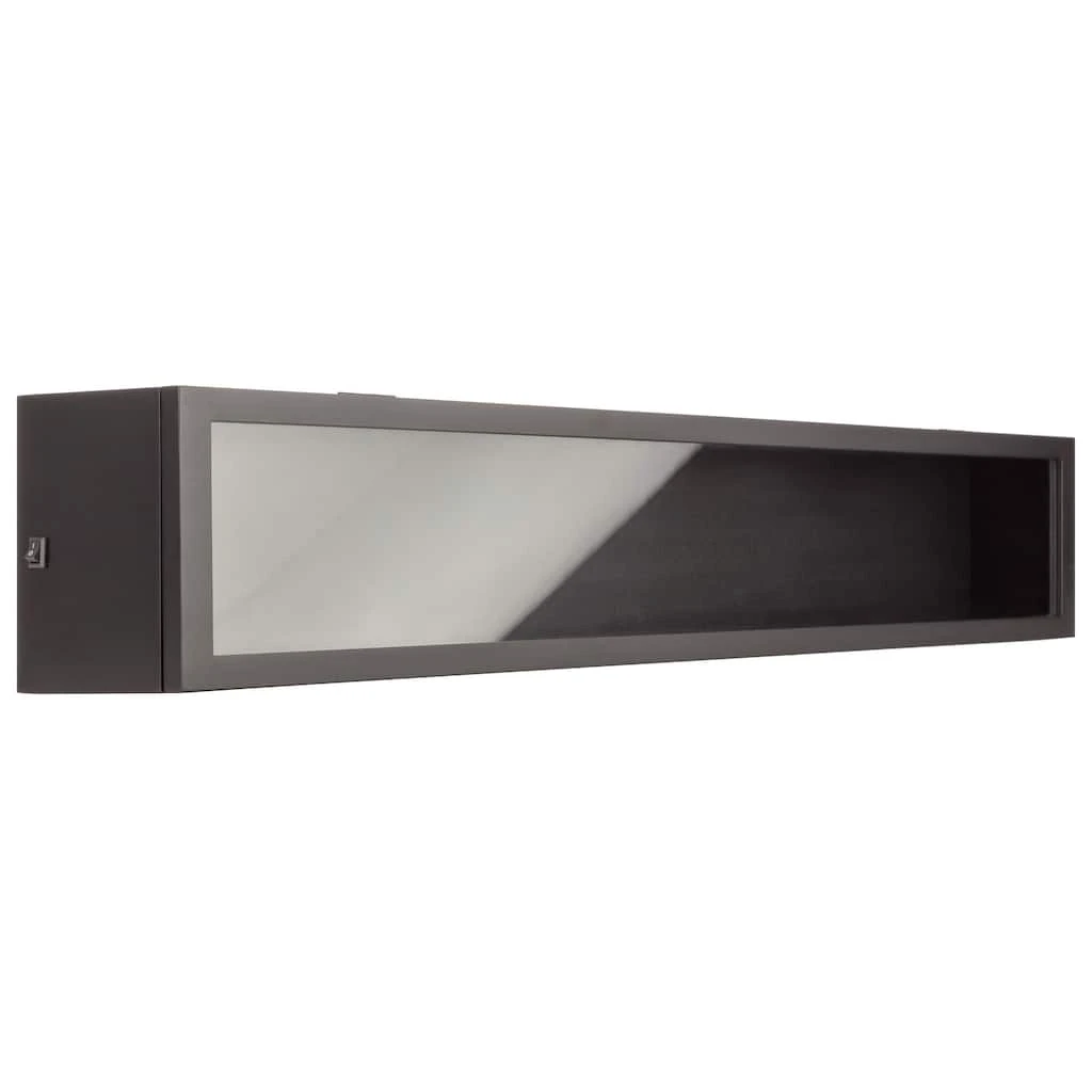 Cheapest π 6 Pack: Black Front Loading 28" x 5.8" LED Display Case with Glass Frame by Studio Décor® by Studio Decor π 3 Cheapest π 6 Pack: Black Front Loading 28" x 5.8" LED Display Case with Glass Frame by Studio Décor® by Studio Decor π - Image 3