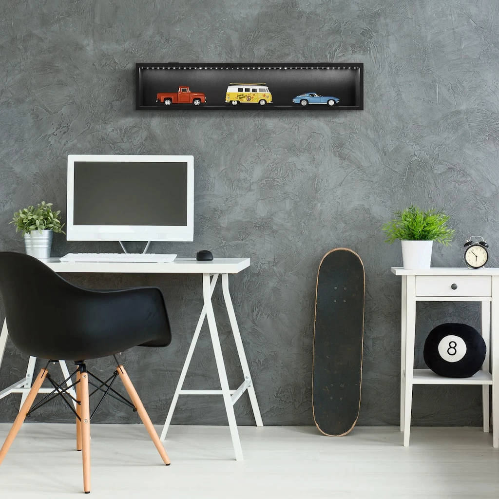 Best Sale ❤️ 28" Front Loading LED Display Case with Glass Frame by Studio Décor® by Studio Decor 🔥 2 Best Sale ❤️ 28" Front Loading LED Display Case with Glass Frame by Studio Décor® by Studio Decor 🔥 - Image 2