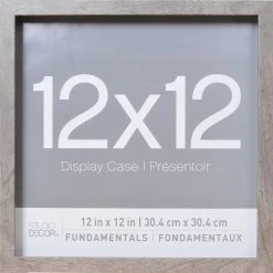 Brand new 👍 9 Packs: 2 ct. (18 total) Gray Fundamentals 12" x 12" Shadow Box by Studio Décor® by Studio Decor 🎁