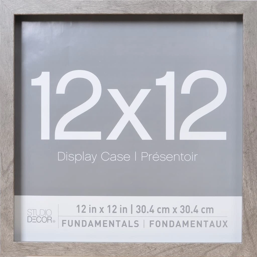Budget π 2 Pack Gray Fundamentals 12" x 12" Shadowbox by Studio Décor® by Studio Decor 𧨠1 Budget π 2 Pack Gray Fundamentals 12" x 12" Shadowbox by Studio Décor® by Studio Decor π§¨