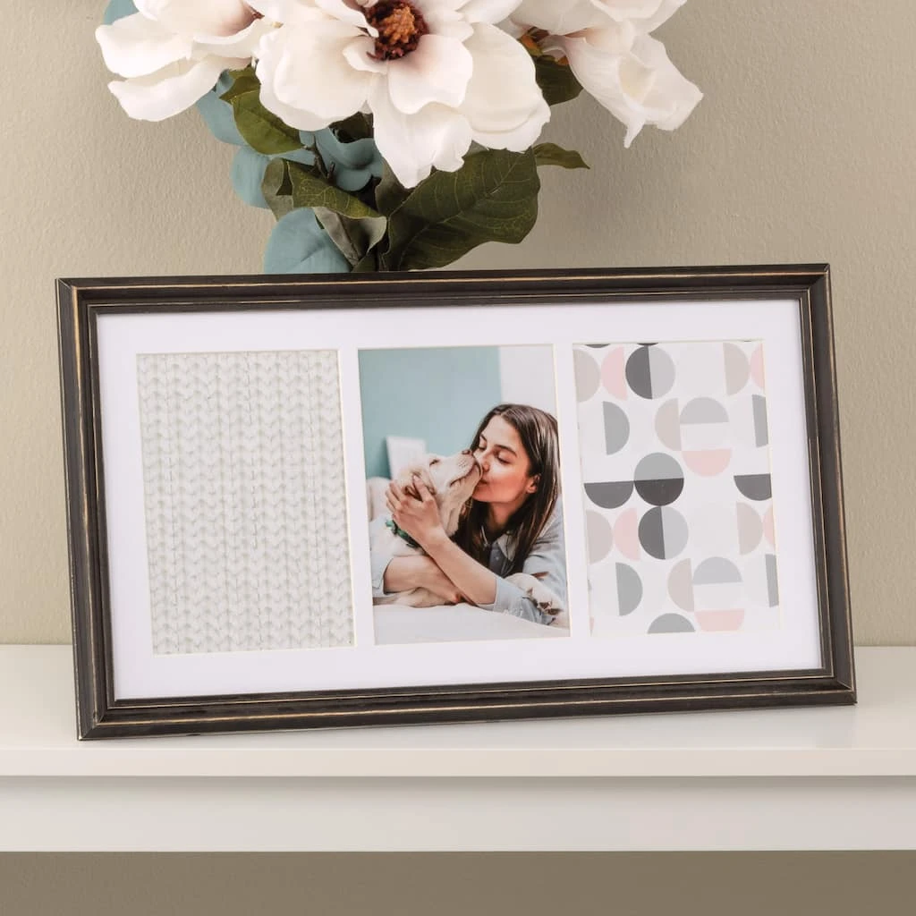Promo ✔️ 12 Pack: 3 Opening Black Distressed 5" x 7" Collage Frame, Simply Essentials™ by Studio Décor® by Studio Decor ✔️ 5 Promo ✔️ 12 Pack: 3 Opening Black Distressed 5" x 7" Collage Frame, Simply Essentials™ by Studio Décor® by Studio Decor ✔️ - Image 5