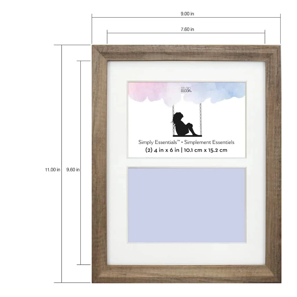 Cheapest π 2 Opening Natural 4" x 6" Collage Frame, Simply Essentials™ by Studio Décor® by Studio Decor β¨ 4 Cheapest π 2 Opening Natural 4" x 6" Collage Frame, Simply Essentials™ by Studio Décor® by Studio Decor β¨ - Image 4