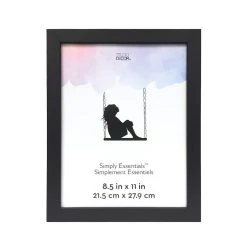 Wholesale 🤩 12 Pack: Black Flat Top 8.5" x 11" Frame, Simply Essentials™ by Studio Décor® by Studio Decor 🛒
