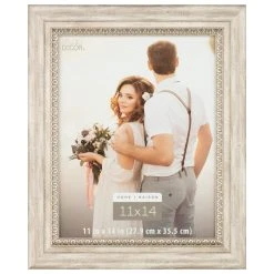 Hot Sale 😀 Brown Whitewashed & Gold 11" x 14" Frame, Home by Studio Décor® by Studio Decor 🔥