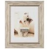 Brand new 🎁 Brown Whitewashed & Gold 8" x 10" Frame with Mat, Home by Studio Décor® by Studio Decor ✔️