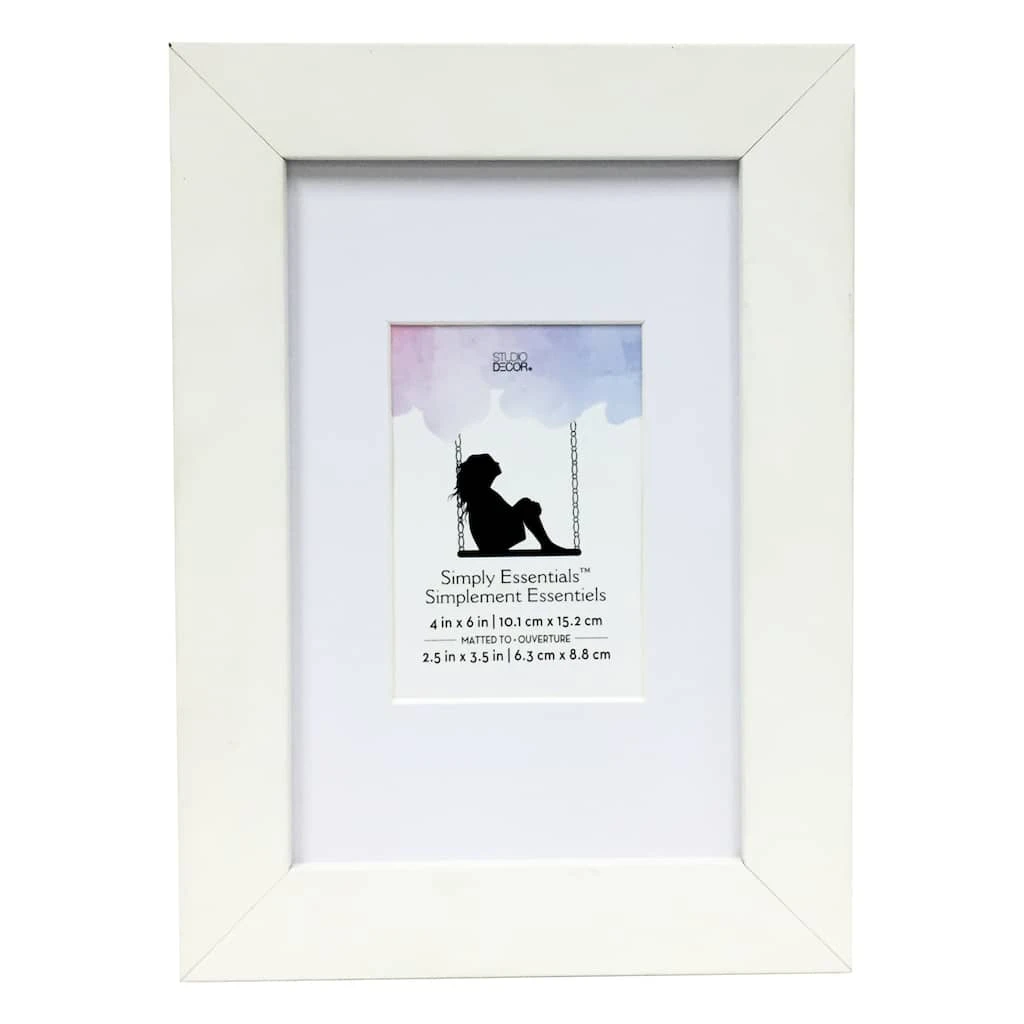 Discount β 12 Pack: White 2.5" x 3.5" Frame, Simply Essentials™ by Studio Décor® by Studio Decor π 1 Discount β 12 Pack: White 2.5" x 3.5" Frame, Simply Essentials™ by Studio Décor® by Studio Decor π