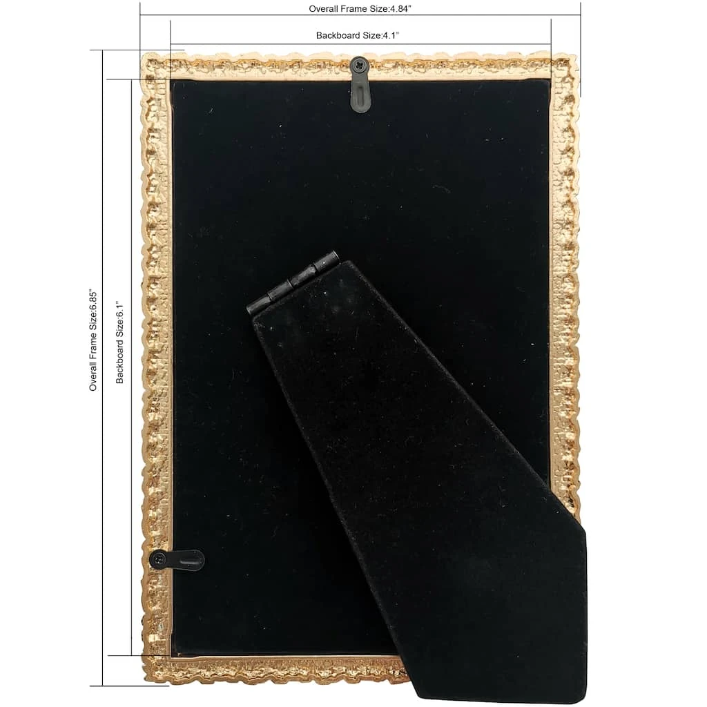 Buy π 12 Pack: Antique Gold Ornate 4" x 6" Frame, Expressions™ by Studio Décor® by Studio Decor π 4 Buy π 12 Pack: Antique Gold Ornate 4" x 6" Frame, Expressions™ by Studio Décor® by Studio Decor π - Image 4