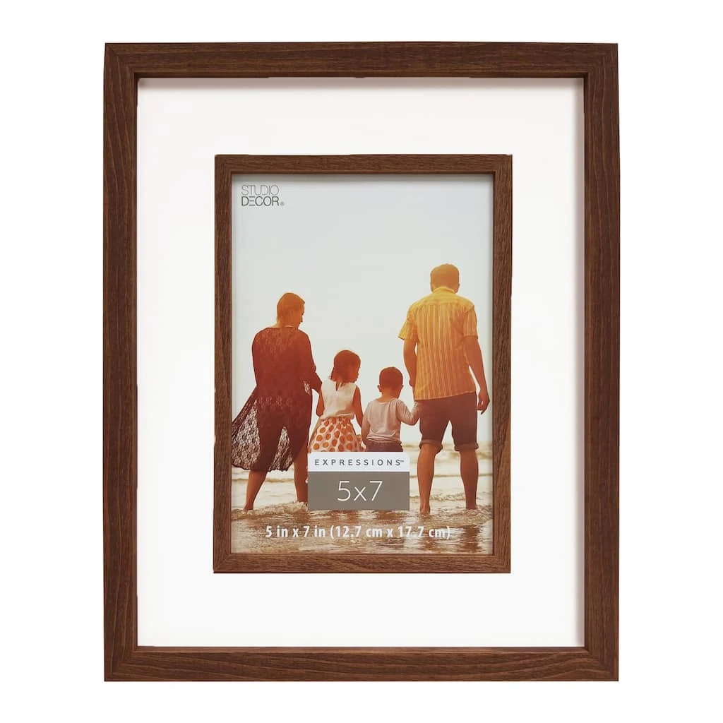Cheapest π€© 12 Pack: Walnut 5" x 7" Frame with Fillet Mat, Expressions™ by Studio Décor® by Studio Decor β 1 Cheapest π€© 12 Pack: Walnut 5" x 7" Frame with Fillet Mat, Expressions™ by Studio Décor® by Studio Decor β
