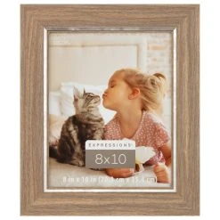 Promo ⌛ 12 Pack: Faux Wood with Silver Inner 8" x 10" Frame, Expressions™ by Studio Décor® by Studio Decor 👍