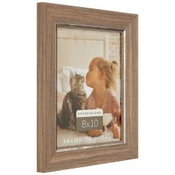 Promo ⌛ 12 Pack: Faux Wood with Silver Inner 8" x 10" Frame, Expressions™ by Studio Décor® by Studio Decor 👍 -Studio Decor shop 10625239 3 1
