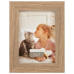 New 🎉 12 Pack: Faux Wood 5" x 7" Frame, Expressions™ by Studio Décor® by Studio Decor 🌟