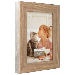 New 🎉 12 Pack: Faux Wood 5" x 7" Frame, Expressions™ by Studio Décor® by Studio Decor 🌟 -Studio Decor shop 10625244 3 1