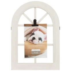 Brand new 🧨 White Arch 4" x 6" Clip Frame, Expressions™ by Studio Décor® by Studio Decor 💯