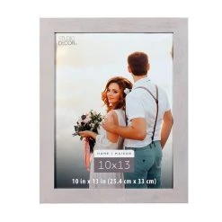 Budget 🎁 6 Pack: Gray Washed 10" x 13" Flat Frame, Home Collection by Studio Décor® by Studio Decor ✔️