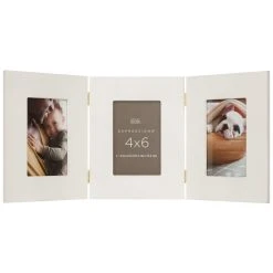 Best Pirce 👏 White 4" x 6" Triple Frame, Expressions™ by Studio Décor® by Studio Decor 🎁