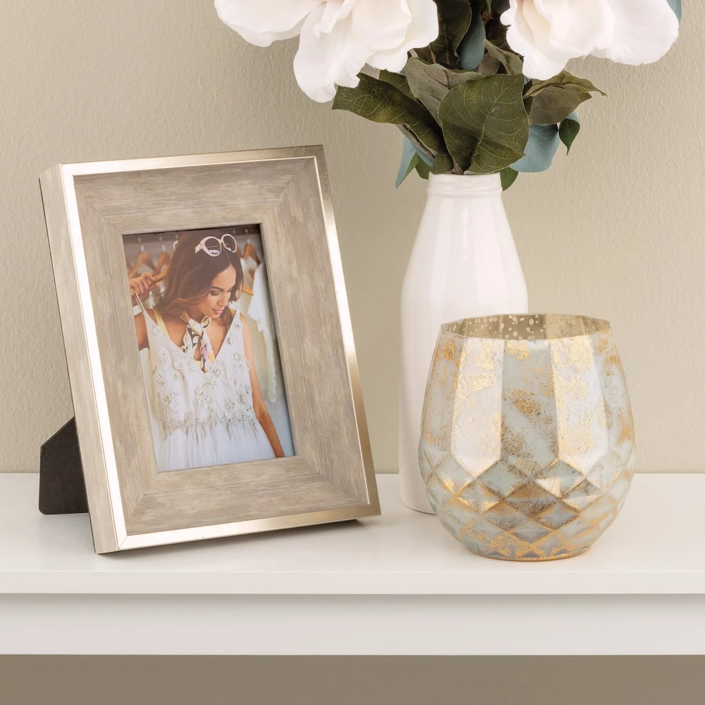Best reviews of ⭐ Metallic Champagne 5" x 7" Frame, Expressions™ by Studio Décor® by Studio Decor ⭐ 5 Best reviews of ⭐ Metallic Champagne 5" x 7" Frame, Expressions™ by Studio Décor® by Studio Decor ⭐ - Image 5