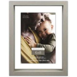 New ⭐ Gray Deep 6" x 8" Float Frame, Expressions™ by Studio Décor® by Studio Decor 😀