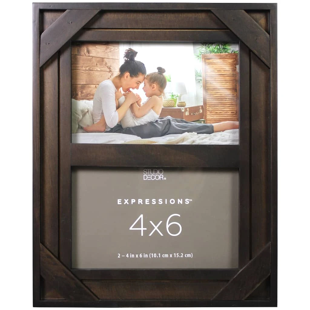 Flash Sale ⌛ 12 Pack: 2 Opening Espresso 4" x 6" Collage Frame, Expressions™ by Studio Décor® by Studio Decor ✔️ 1 Flash Sale ⌛ 12 Pack: 2 Opening Espresso 4" x 6" Collage Frame, Expressions™ by Studio Décor® by Studio Decor ✔️