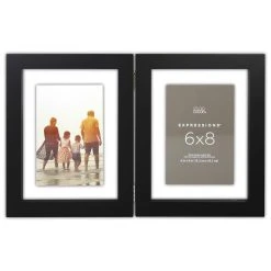 Buy 👍 12 Pack: 2 Opening Black Hinge 6" x 8" Float Frame, Expressions™ by Studio Décor® by Studio Decor ⌛
